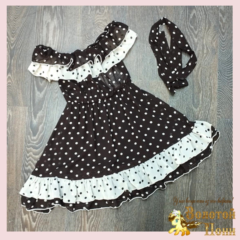 Платье с пояском д (8-13) 260429-ZG1537