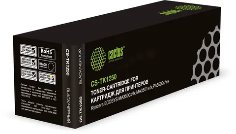 Картридж лазерный Cactus CS-TK1250 TK-1250 черный (3000стр.) для Kyocera Ecosys PA3500x, PA3500wx, MA3500x, MA3500fx, MA3501wifx