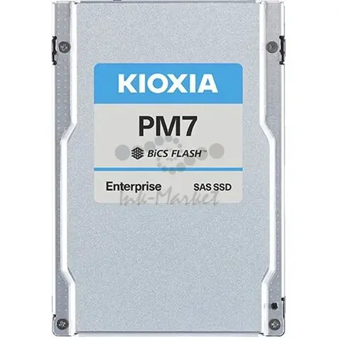 Серверный твердотельный накопитель/ KIOXIA SSD PM7-V, 3200GB, 2.5" 15mm, SAS 24G, TLC, R/W 4200/3650 MB/s, IOPs 720K/340K, TBW 17520, DWPD 3 (12 мес.)