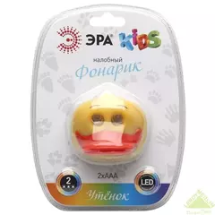 Фонарь Эра GD1-U детский налобный "Утёнок"