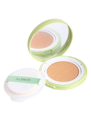 Кушон охлаждающий солнцезащитный с алоэ Jeju Fresh Aloe Cooling Cushion Natural Baige SPF 50+PA+++ THE SAEM