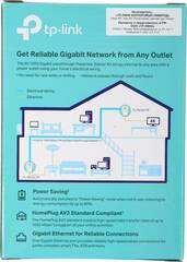 TP-Link TL-PA7017P KIT - AV1000 Комплект гигабитных адаптеров Powerline со встроенной розеткой