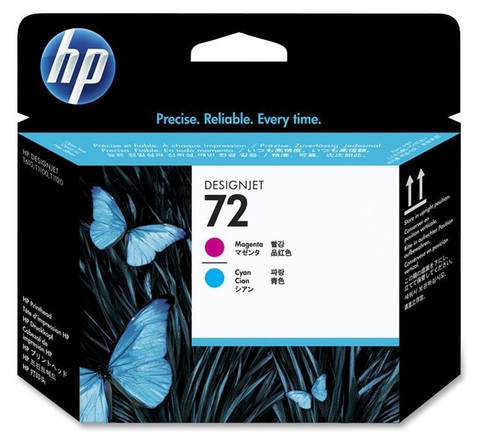 Печатающая головка HP C9383A (№72), пурпурная и голубая
