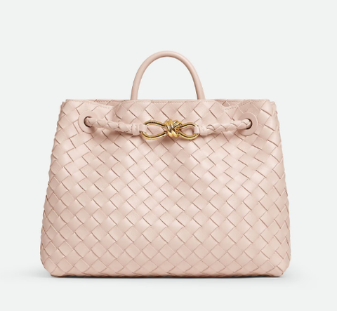 Сумка Bottega Veneta Andiamo розовый
