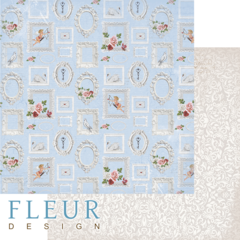 Бумага для скрапбукинга FLEUR-design, двусторонняя 30*30 см, 190 гр.