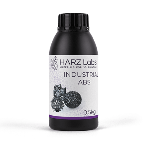 Фотополимер HARZ Labs Industrial ABS, черный (0,5 кг)