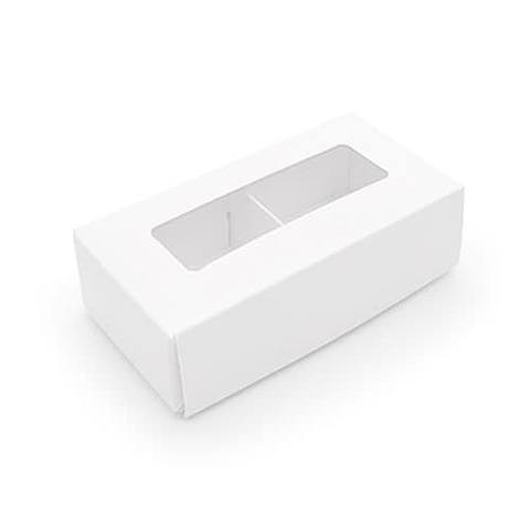 Коробка для 2-х конфет, белый, 105х50х30см, 1шт