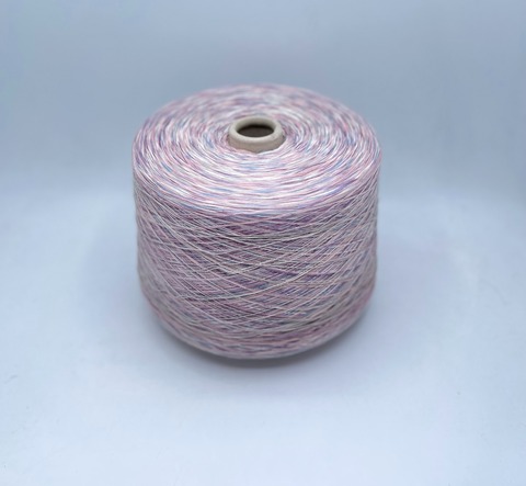Pinori Filati (пр.Италия), art- Recy-Cot, 3/5000 1667м/100гр.100% хлопок, цвет-Букет пионов, арт.29203