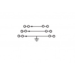 Клеммы пружинные Push-IN / 0,2-2,5mm2 /24A/500V /трехуровневые с заземлением нижнего уровня