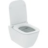 Ideal Standard T533001 Ideal Standard i.life B Подвесной безободковый унитаз с технологией RimLS+, глубокий смыв, + крепеж WW966066 + сиденье T500301