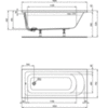 Ванна прямоугольная 160х70 см Ideal Standard Hotline New K274501