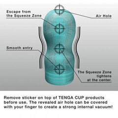 TENGA Мастурбатор Vacuum CUP - COOL Edition