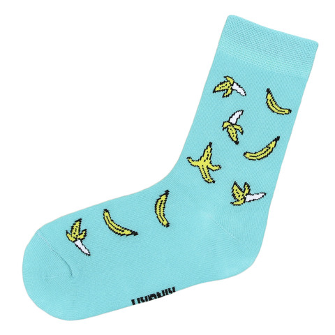 Детские носки с принтом бананов оптом