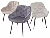 фото 3 Стул BREEZE G108-27 террариумный мох/ черный каркас, велюр М-City на profcook.ru
