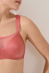 Мягкий спортивный бюстгальтер без косточек LISCA LIFESTYLE 20368_Розовый фарфор