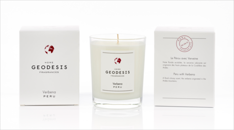 Свеча ароматическая 180г Geodesis Verbena