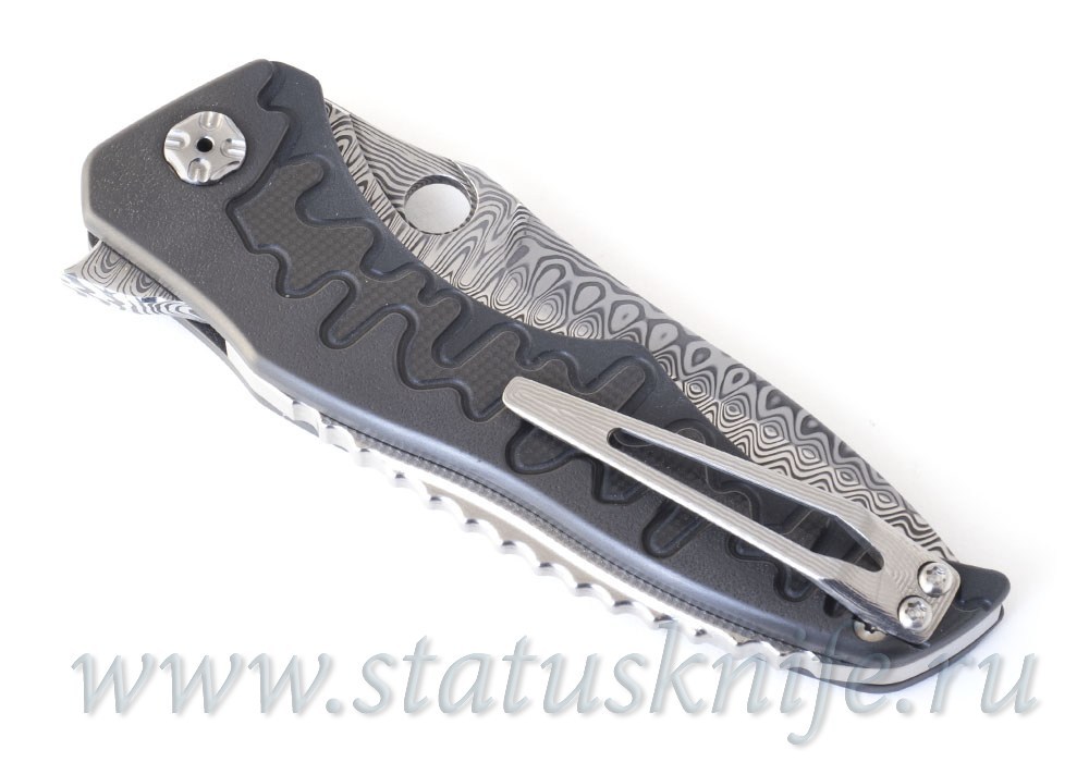 Нож Damasteel Flipper Gray Brian Tighe