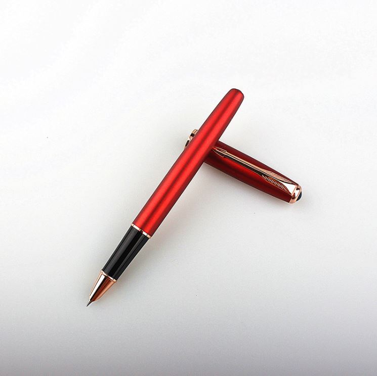Перьевая ручка Paili 831A, Китай. Металлический корпус, перо F (0.5-0.6 мм), заправка конвертер. NEW!