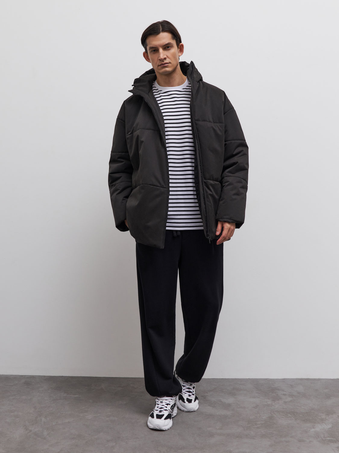 

Куртка Осака с асимметричной молнией, Черный