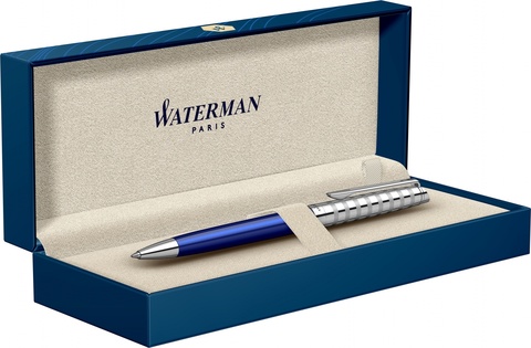 Ручка шариковая Waterman Hemisphere 2020 Deluxe Marine Blue CT (2117788)