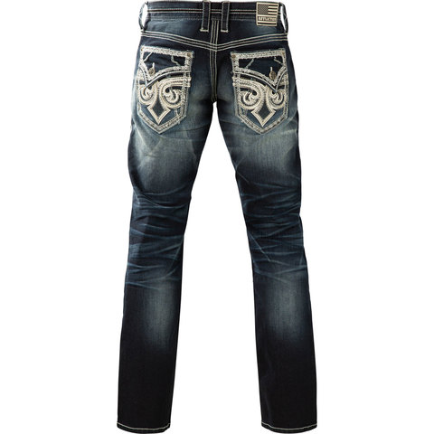 Affliction | Джинсы мужские ACE FLEUR SARGE 110SS232 прямые сзади