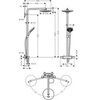 Душевая система внешнего монтажа с термостатом 107,5 см с верхней лейкой 24х24 см 2 режима Hansgrohe Raindance Select S 27129000