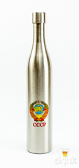 Фляга бутылка «СССР», в чёрном кожанном чехле, 800 мл, фото 5