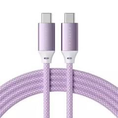 Кабель Satechi USB-C to USB-C 100W Charging Cable 2 м фиолетовый