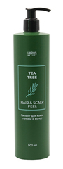 Laros Beauty Пилинг для кожи головы и волос Tea Tree Hair&Scalp Peel, 500 мл