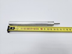 Анод магниевый 140мм, D14мм (шпилька М4x20мм)