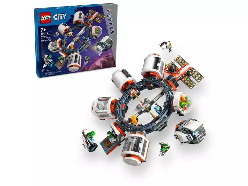 LEGO City 60433 - Модульная космическая станция – купить за 18 428 ...