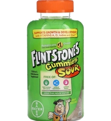 Flintstones, Мультивитамины для детей, кислые жевательные мармеладки, 180 жевательных таблеток