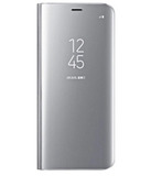 Чехол-книжка Clear View для Samsung Galaxy A10s (Серебристый)