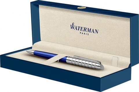 Ручка шариковая Waterman Hemisphere 2020 Deluxe Marine Blue CT (2117788)