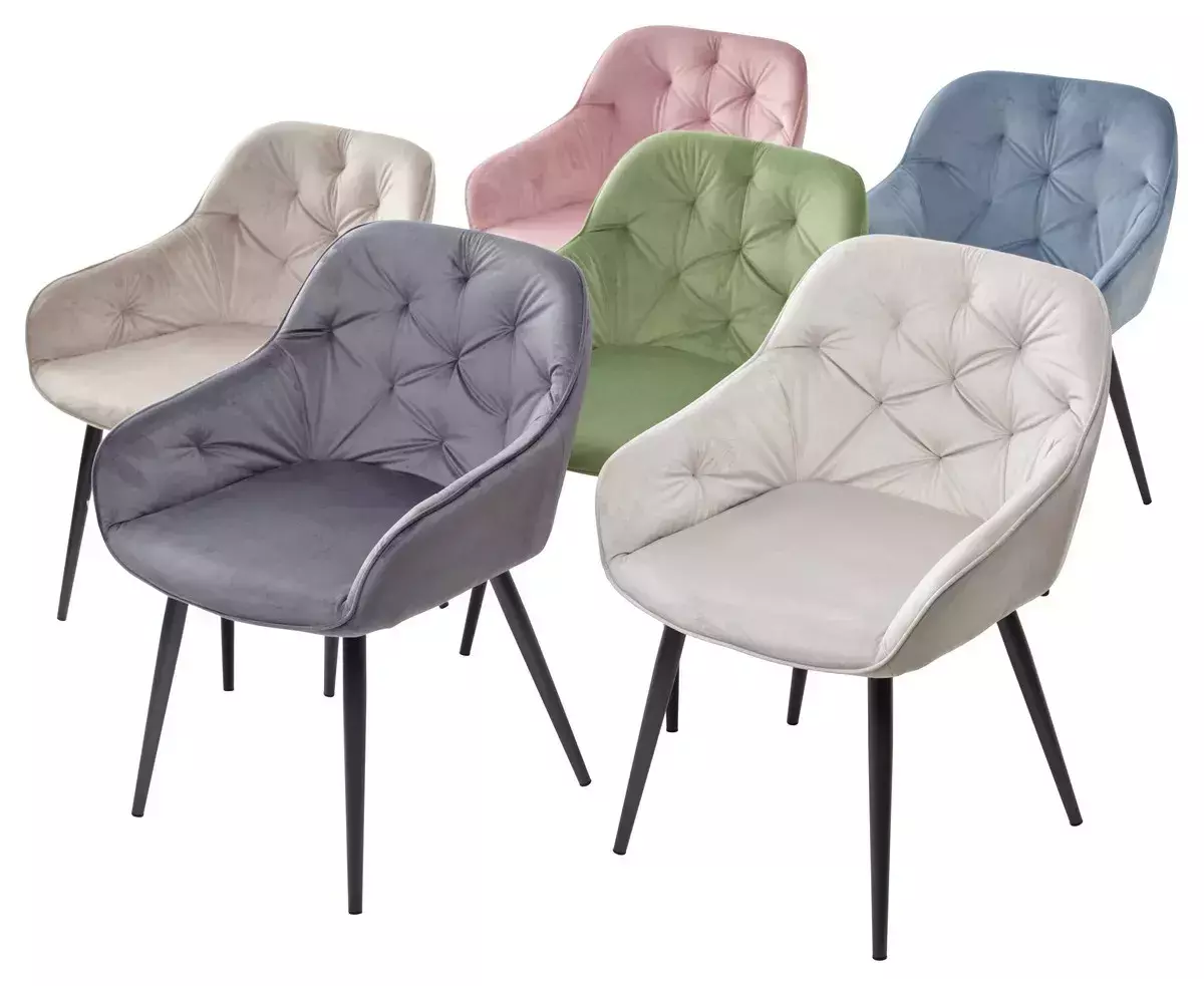 Стул BREEZE G108-27 террариумный мох/ черный каркас, велюр М-City