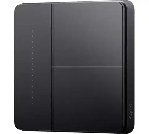 Умный выключатель Aqara Z1 Pro ZNQBKG43LM 2-хкл. графитовый (ZNQBKG43LM_GR)