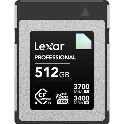 Карта памяти Lexar 512GB Professional DIAMOND CFexpress 4.0 3700/3400/3200 MB/s