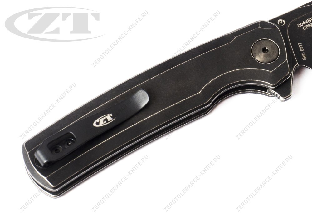 Нож Zero Tolerance 0044BW Button Lock Flipper - фотография 
