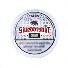 Табак жевательный SWEDDISHOT С ароматом «COLD DRY» DANGER 10 гр.