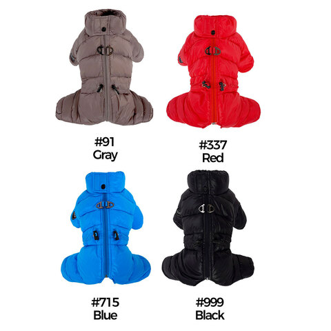 841 Комбинезон для собак-мальчиков "AIR 2"/ AIR-MAG 2™ ZIP (на молнии/ гладкий подклад)/ до -10°"