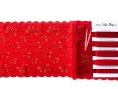 Набор кружевной красный /золото