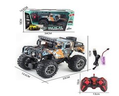 Машина Принт Джип аккум на пружинах 34*18