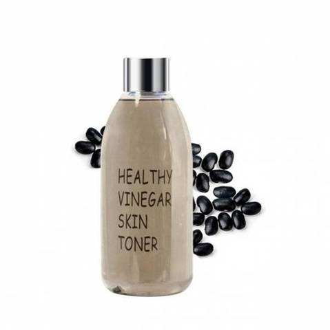RealSkin Healthy Vinegar Skin Toner Black Bean уксусный тонер на основе ферментированного экстракта черных соевых бобов для антивозрастного ухода за кожей