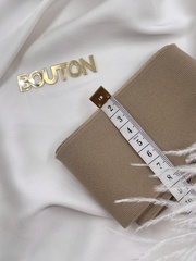 Подвяз трикотажный светло-коричневый (кофейный) 0,9 м, ширина 7 см