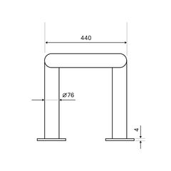 О-2 Металлический отбойник АртСистемы