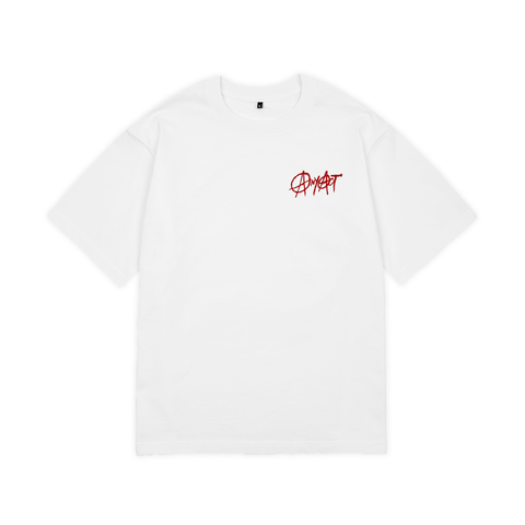 ANY ACT "LOGO" TEE - WHITE