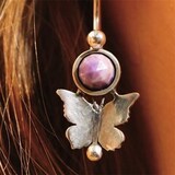 Серьги "Поцелуй бабочки"