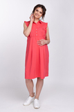 Платье для беременных 10366 коралл