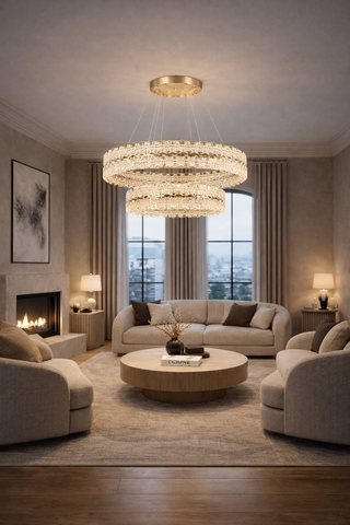 Подвесная светодиодная люстра Modelux ML.8185.600.400 GD