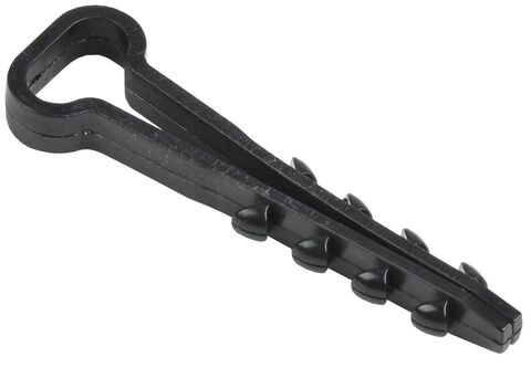 Дюбель хомут 5х8мм нейлон черный (100шт) IEK